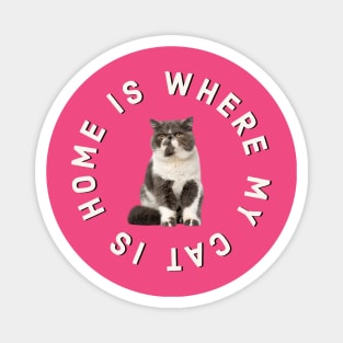 Home Is Where My Cat Is (British Shorthair) Magnet